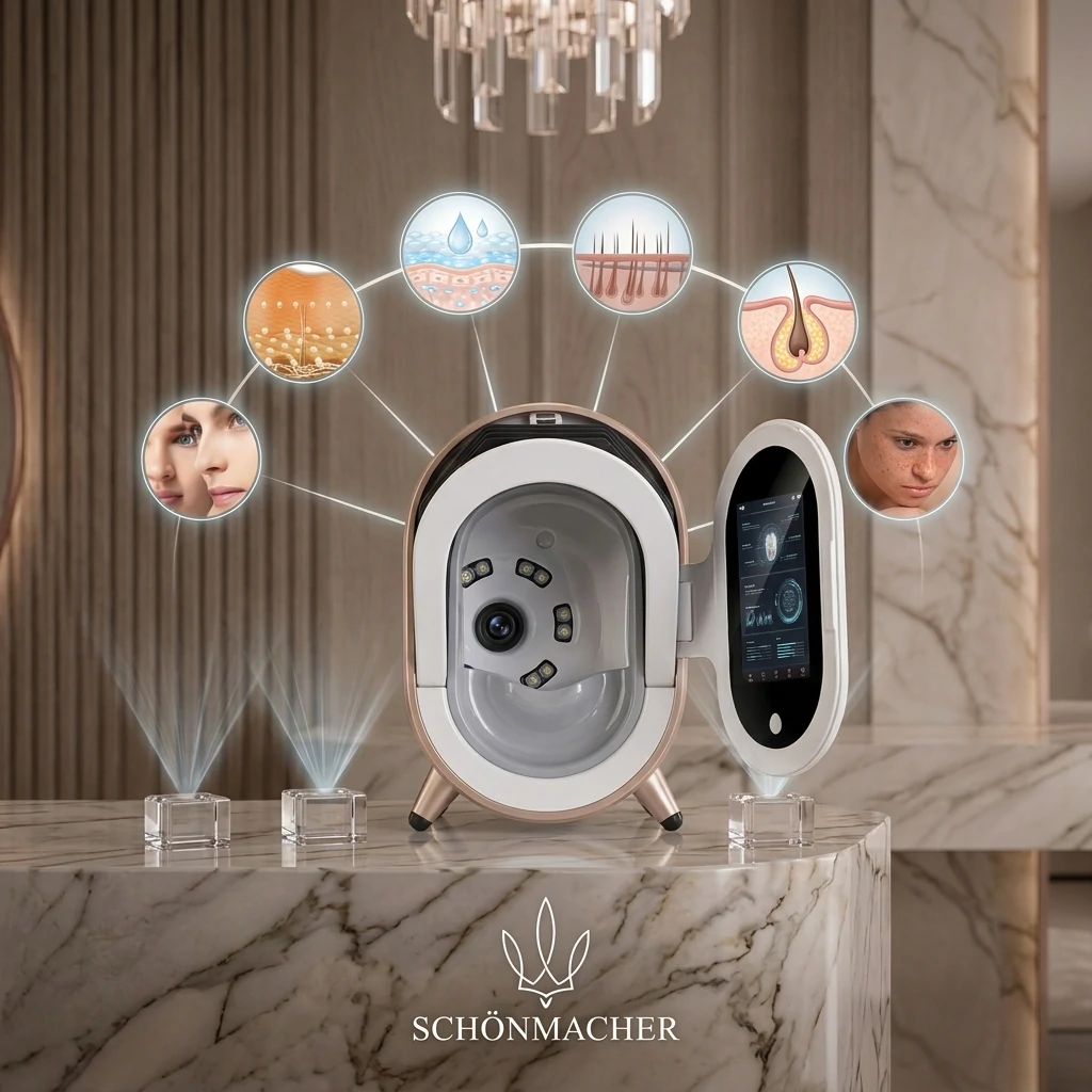 Smart Magic Mirror – modernes Gerät zur professionellen Hautanalyse