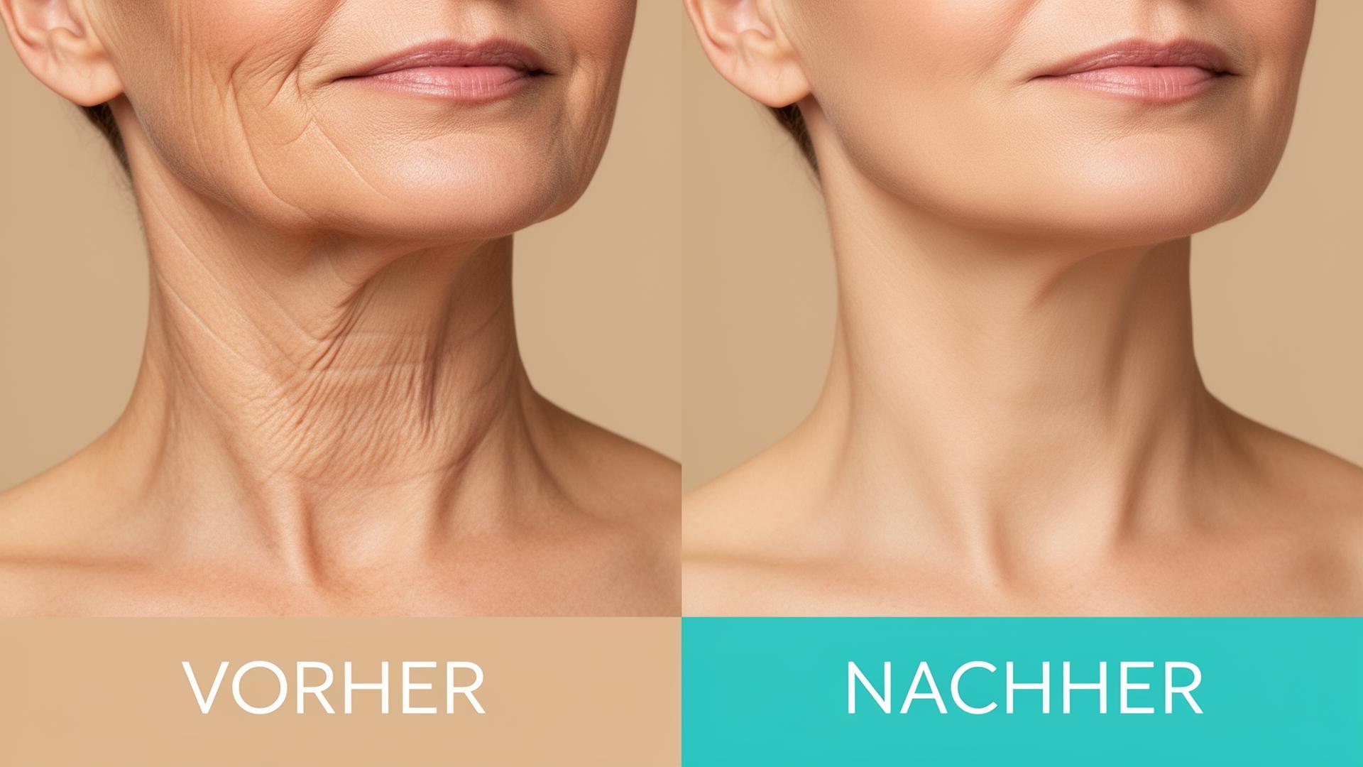 Vorher Nachher Hals und Dekolleté